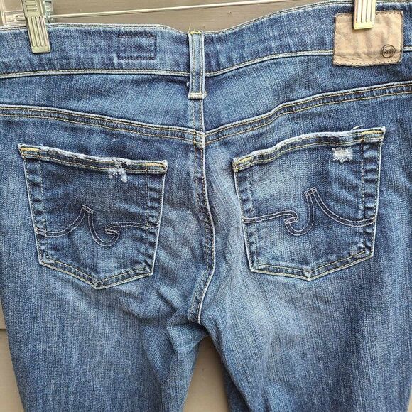 AG Adriano Goldschmied The Beau Slouchy Skinny Jeans size 28R - Picture 5 of 15